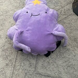 Purple Star Plush Pillow